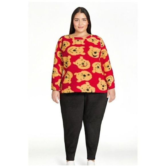 Disney Sweaters - Disney Winnie the Pooh Women's Sweatshirt Size 2XL-(16W-20W)